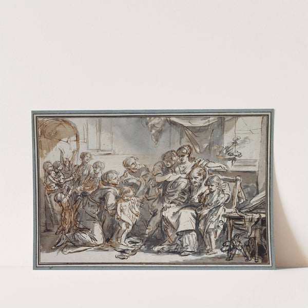 Domestic Scene by Jean-Baptiste Greuze