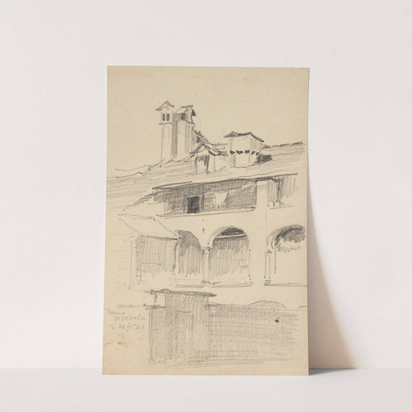 Domo D’Ossola (Domodossola, Italy) (1883) by Frederick Arthur Bridgman