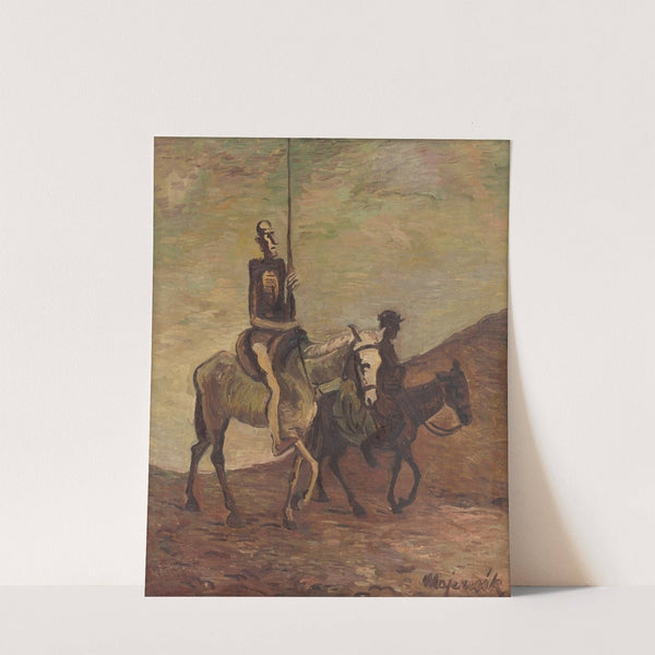 Don Quichotte and Sancho Panza (1940) by Cyprián Majerník