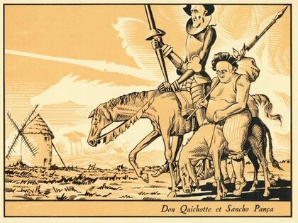 Don Quichotte et Sancho Pança (1934)