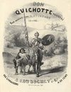 Don Quichotte illustré 800 dessins par T. Johannot en 1 vol (1844)