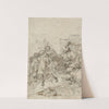 Don Quixote Attacking the Biscayan by Jean-Honoré Fragonard