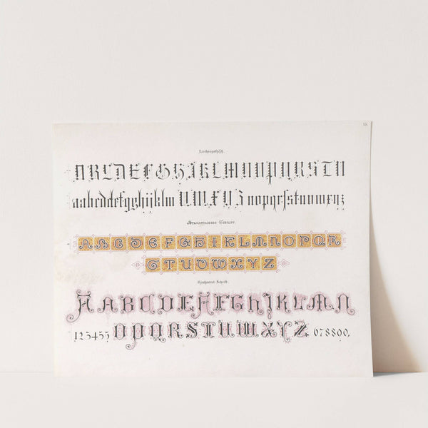 Dondorf&#039;s Alphabete Pl.01 by Bernhard Dondorf