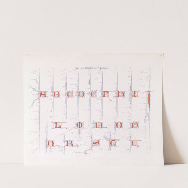 Dondorf&#039;s Alphabete Pl.08 by Bernhard Dondorf