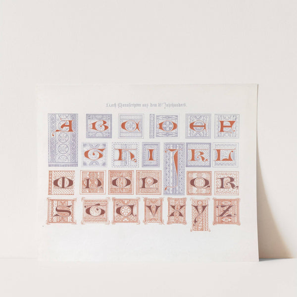 Dondorf&#039;s Alphabete Pl.09 by Bernhard Dondorf