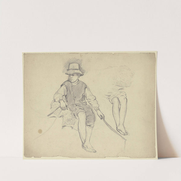 Donkey rider by Otto Scholderer