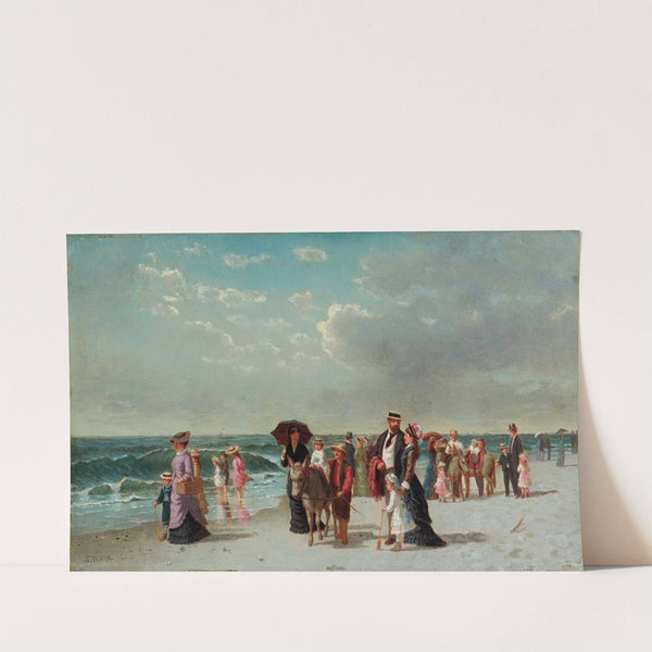 Donkey Rides On The Beach by Samuel S. Carr