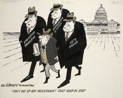 ‘Don’t put up any resistance! Just keep in step’