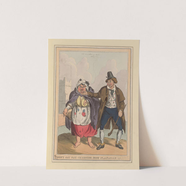Don’t say nay, Charming Judy Flanagan (1827-1829) by William Heath