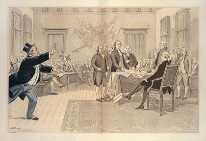 Don’t sign that declaration, gentlemen! You’ll hurt business!