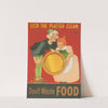 Don&#039;t waste food, lick the platter clean by Vernon Grant