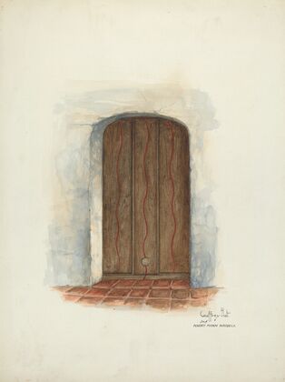 Door, Facade of Mission House