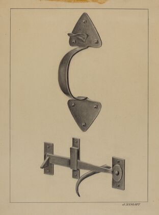 Door Handle and Thumb