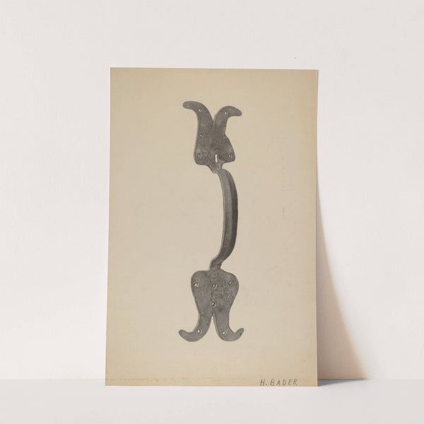 Door Handle by Herman Bader