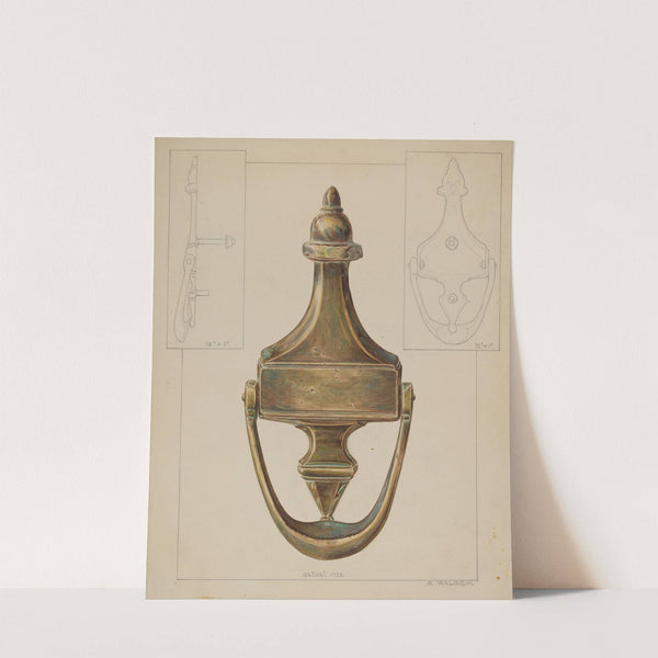 Door Knocker by Alfred Walbeck