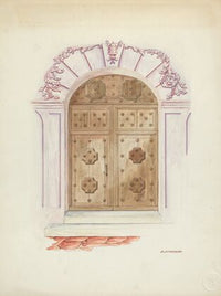 Doorway and Wall Painting