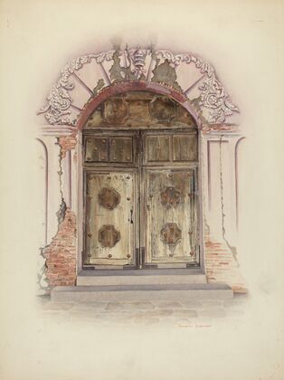 Doorway and Wall Painting