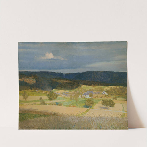 Dorf in der Sonne by Emanuel Baschny