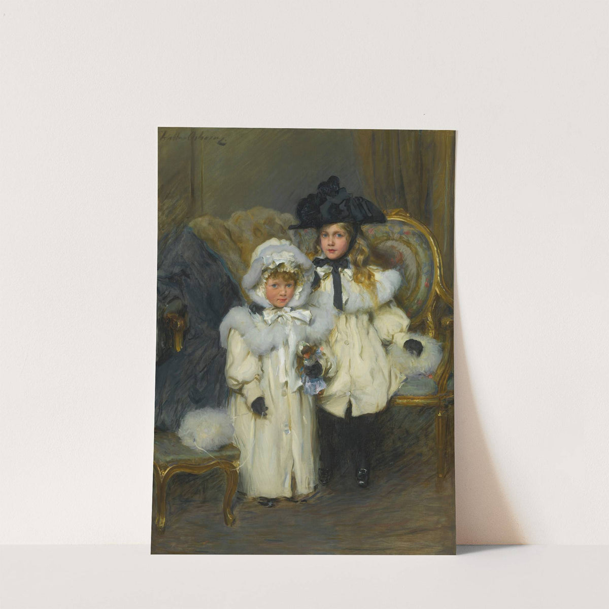 Dorothy And Irene Falkiner by Walter Frederick Osborne