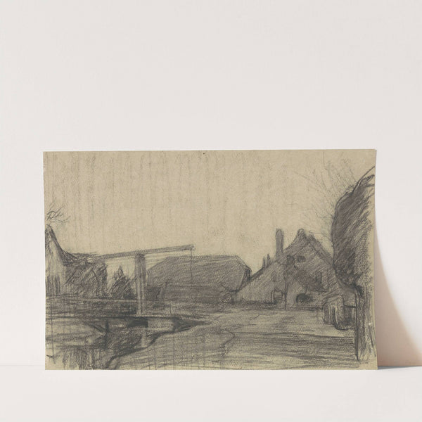 Dorpsgezicht van &#039;s Gravenmoer by Jan Veth