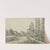 Dorpsweg met huizen by Henry Edridge