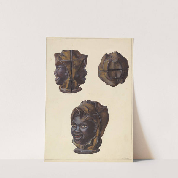 Double Faced Negro Head Bank by Clementine Fossek