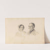 Double portrait (Between 1855 and 1859) by Adolph Tidemand