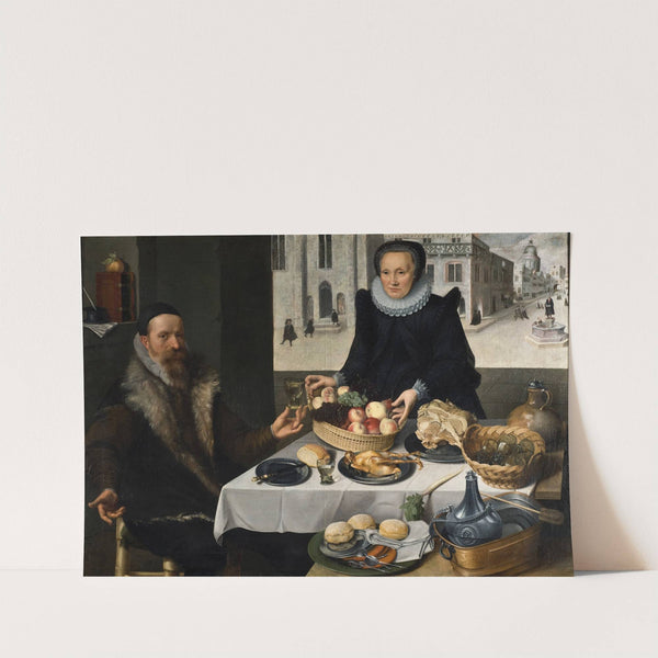 Double Portrait of an Elderly Couple by Lucas van Valckenborch