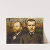 Double Portrait of Heinrich Pallmann and Heinrich Weizsaecker by Carl Freiherr von Pidoll zu Quintenbach