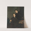 Double portrait of the brothers Bernhard and Emil Österman (1904) by Bernhard Österman