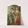 Double Portrait of Two Ladies as Sheperdess by Johann Heinrich Keller