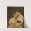 Double portrait of two siblings by George Romney