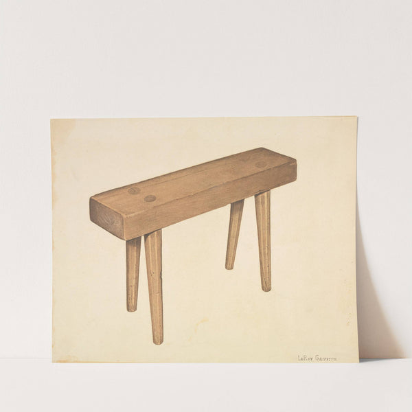 Dough Trough Bench by LeRoy Griffith