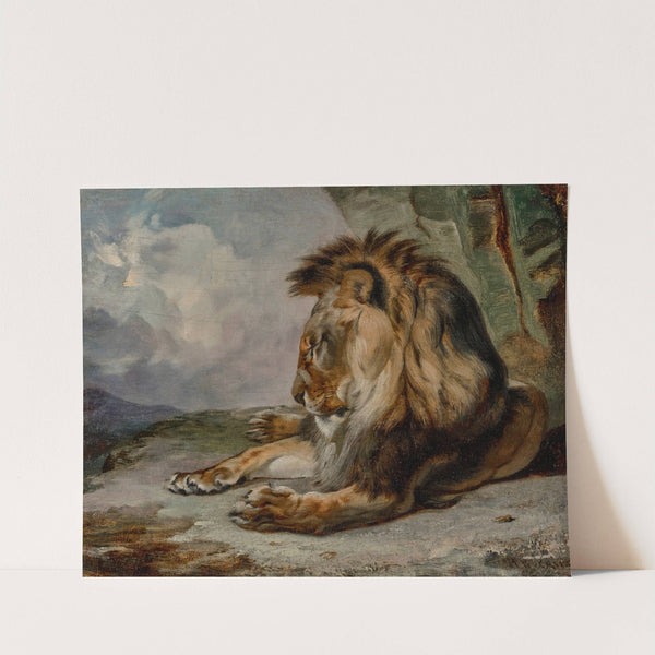 Dozing Lion by William Huggins