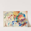 Draft for &#039;All Saints II (composition with saints)&#039; by Wassily Kandinsky
