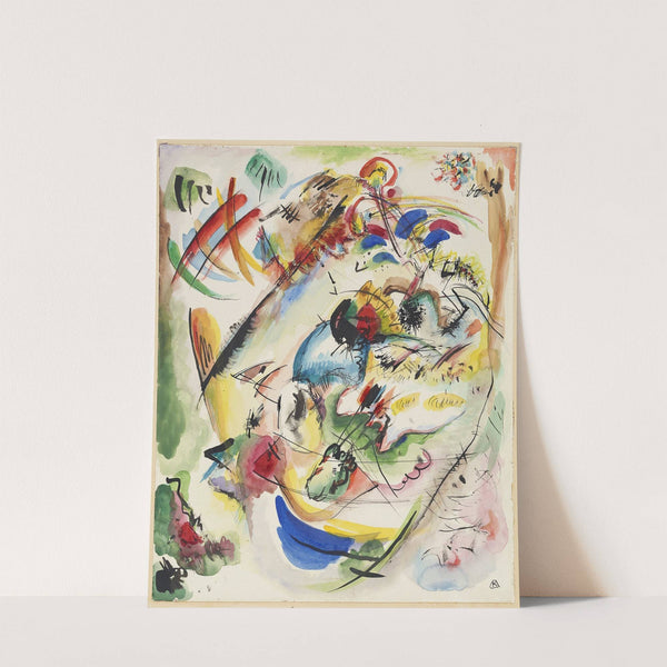 Draft for &#039;Dreamy Improvisation&#039; by Wassily Kandinsky