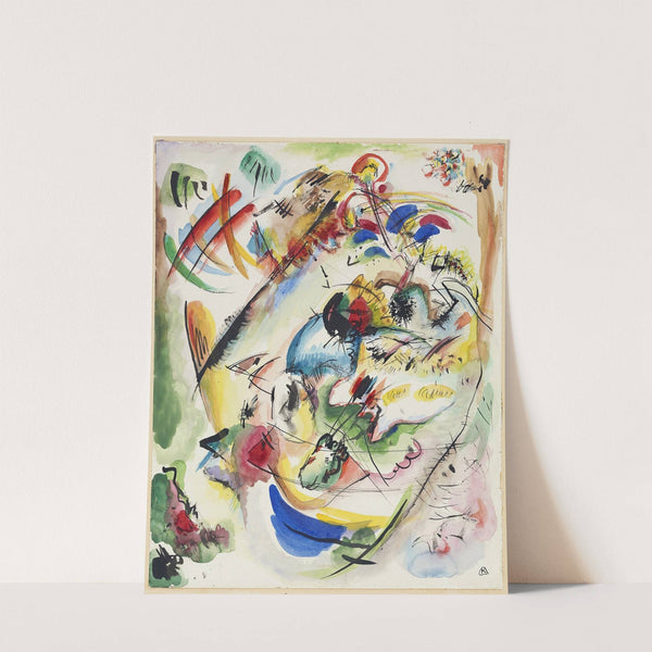 draft for &#039;Träumerische Improvisation&#039; by Wassily Kandinsky