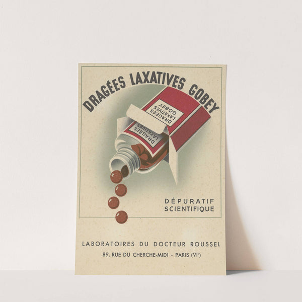 Dragées laxatives Gobey (1910-1950) by Laboratoires du docteur Roussel