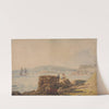 Drake’s Island, Plymouth by Samuel Prout