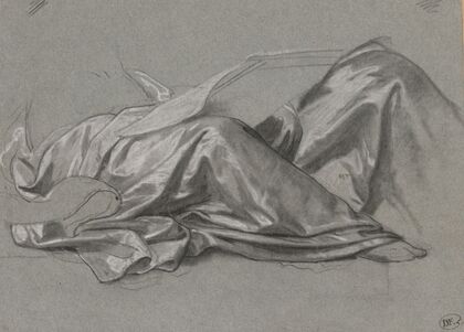 Draped Fabric of the Figure Symbolising the Renaissance