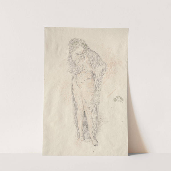 Draped Figure Standing (1891) by James Abbott McNeill Whistler