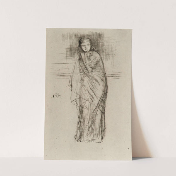 Draped Model (1870) by James Abbott McNeill Whistler