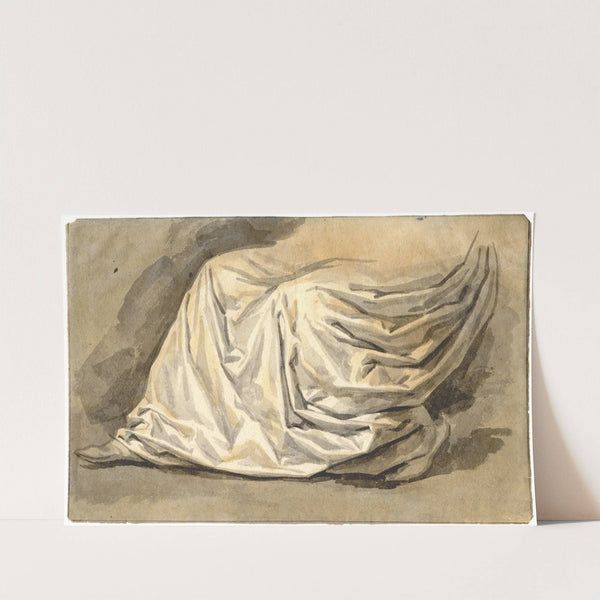Draperie op het onderlichaam van een zittende figuur by David Humbert de Superville