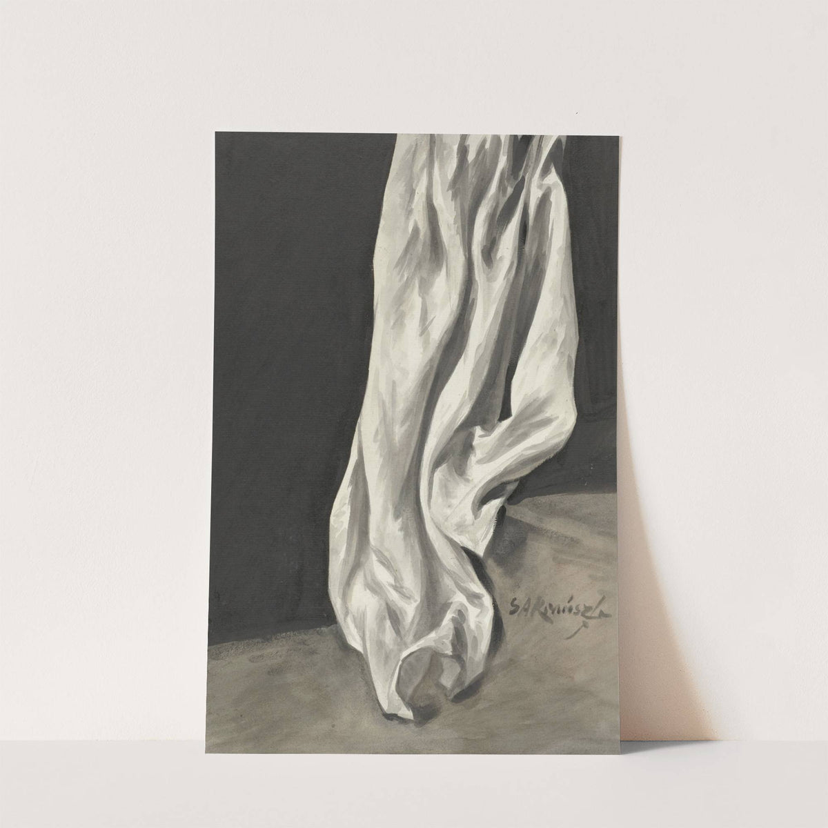 Draperiestudie by Simon Andreas Krausz