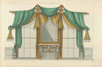Drapery for dressing room