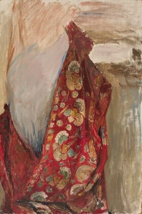 Drapery for the prostitute in the painting “East” (1910)