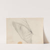 Drapery study (1838 or 1839) by Adolph Tidemand