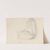 Drapery study (Probably 1838 or 1839) by Adolph Tidemand