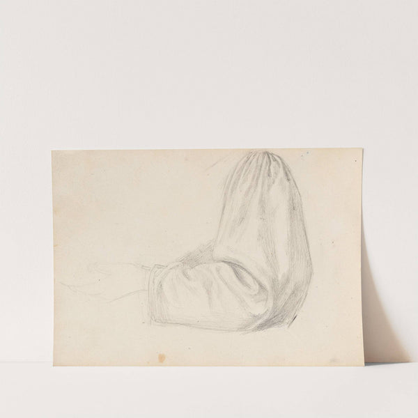 Drapery study (Probably 1838 or 1839) by Adolph Tidemand