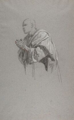 Drapery Study for a Cleric